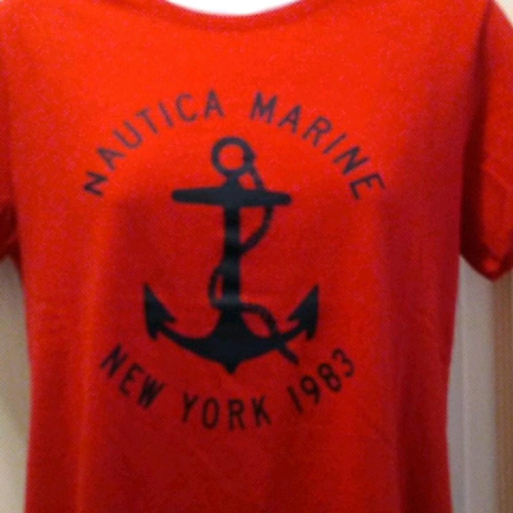 Nwt Nautica Shortsleeve Red T'shirt